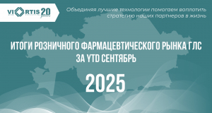 Итоги розничного фармацевтического рынка ГЛС 3 квартал 2025 года