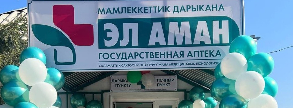 В Кыргызстане постепенно увеличивается сеть государственных аптек