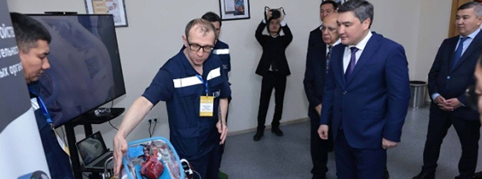 Передовые казахстанские научные разработки в сфере здравоохранения были представлены Премьеру
