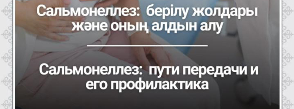 Сальмонеллез активно распространяется в Алматы